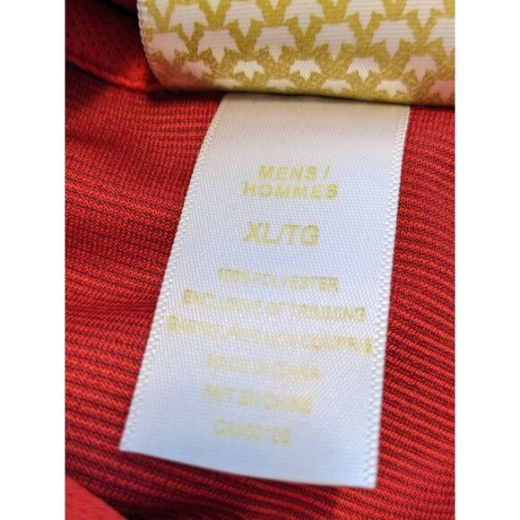 Team Canada Olympics Mens Size XL Golf Polo Shirt Red HBC Official Outfitter - Picture 7 of 7